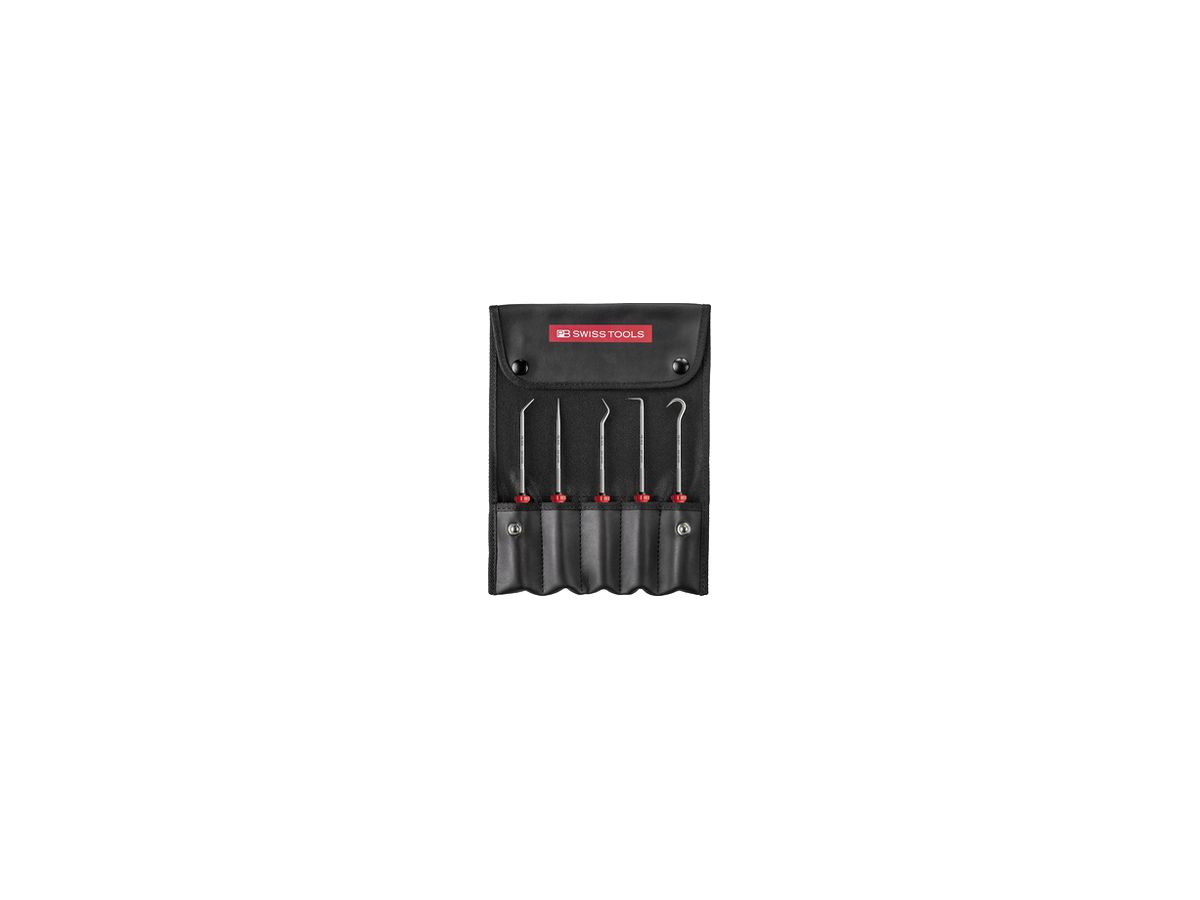 Hakenwerkzeug-Set PB SwissGrip Evo 5-tlg Rolltasche