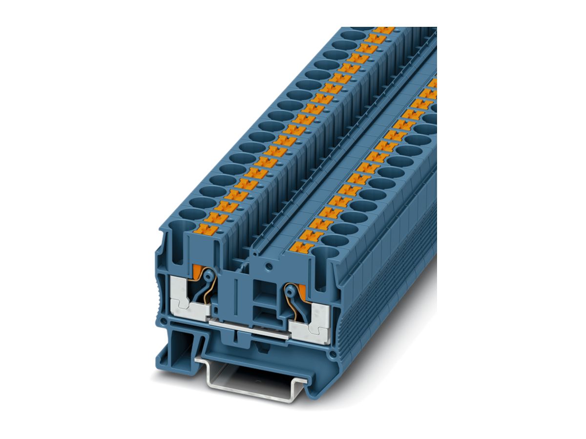 Reihenklemme 0.5…10mm² blau Push-in-An.PT 6 BU