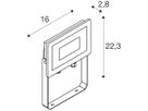 LED-Strahler SLV FLOODI M SP 30W 2980lm 3000K IP65 anthrazit