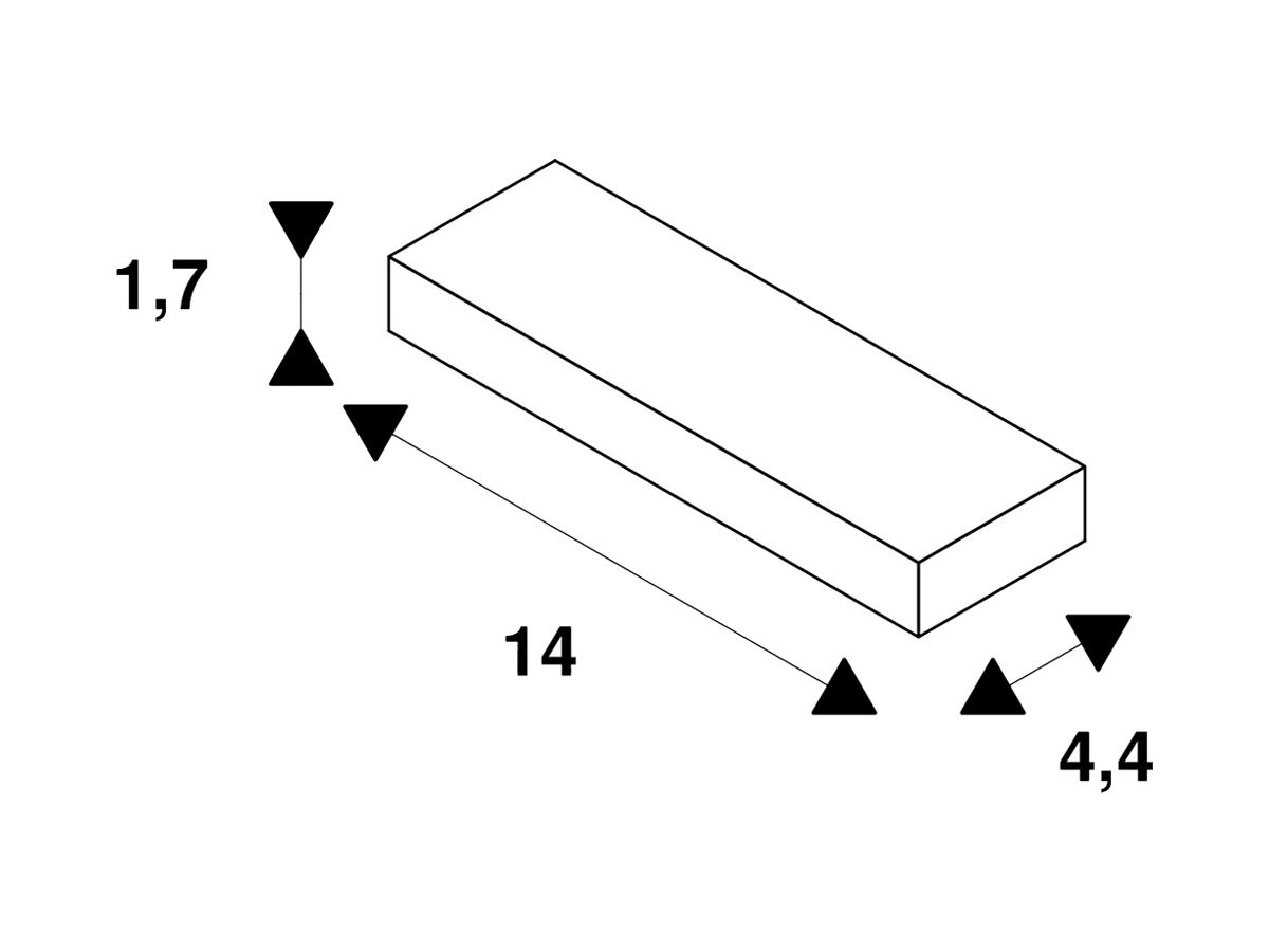 Fernbedienung SLV Zigbee CCT/RGBW 44×17×17mm weiss