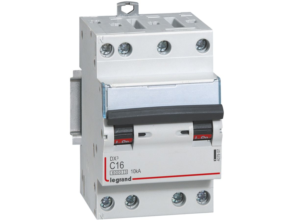 Leitungsschutzschalter Legrand C 4P 25A 6000A/10kA 3 Module