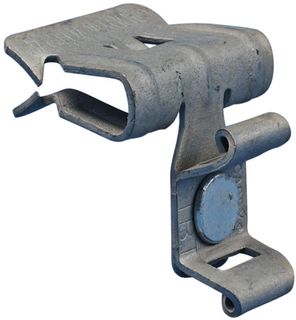 Mit Kabelbinder
