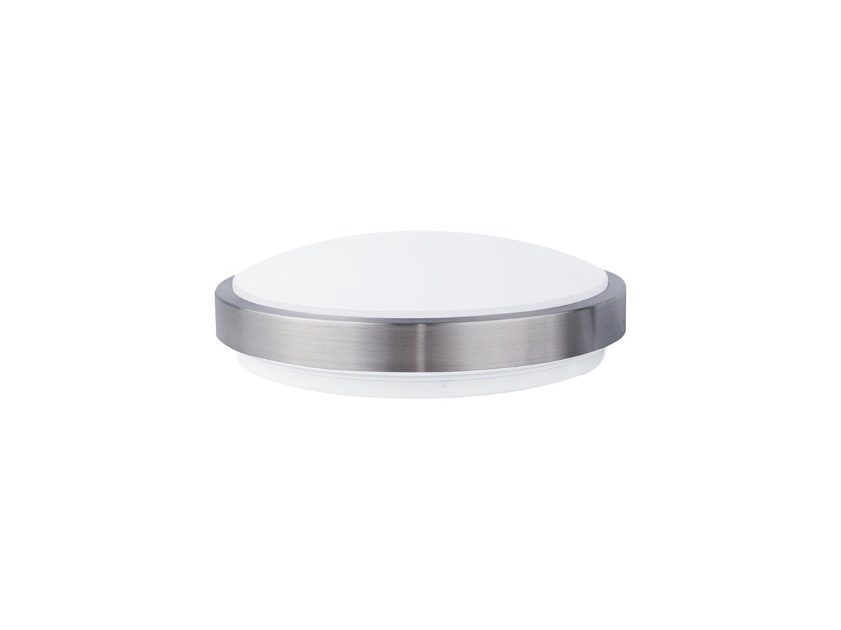 LED-Deckenleuchte DOTLUX LUNAsilver HF SEN 33W 3500lm 830/840/857 IP44 Ø490 ws