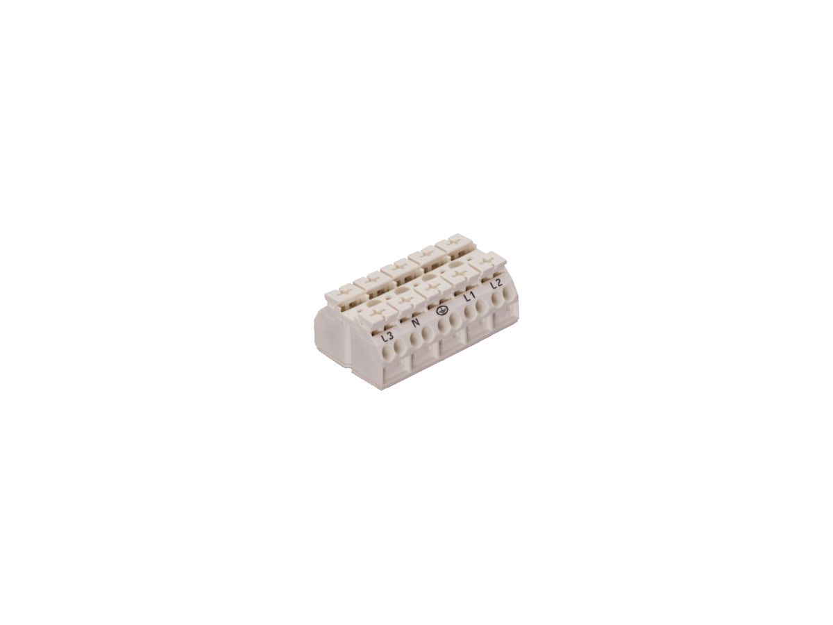 Anschlussklemme WAGO 5-L weiss