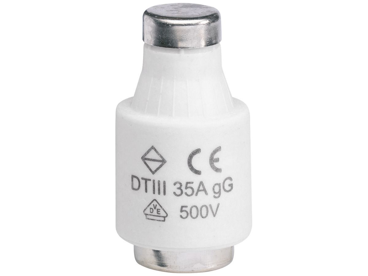 D-Sicherung DIII 35A 500V schwarz gG