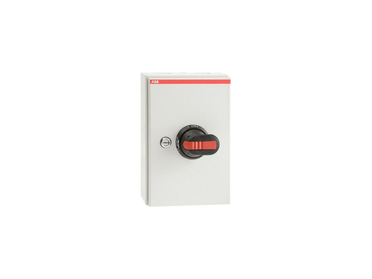 AP-Sicherheitsschalter ABB 3-polig 63 A 400V hellgrau/schwarz