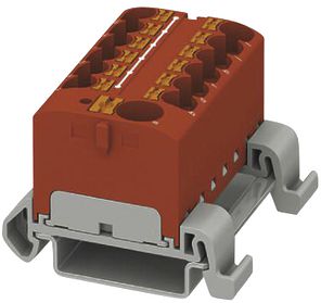Verteilerblöcke Phoenix Contact, 6 mm², für Hutschiene TH35