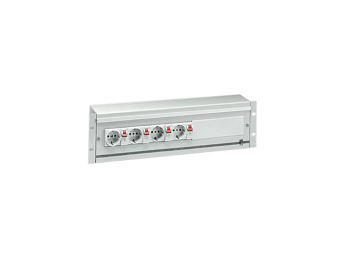 Leergehäuse Rittal DK 7480.035 19" 22TE 132.5×155mm grau