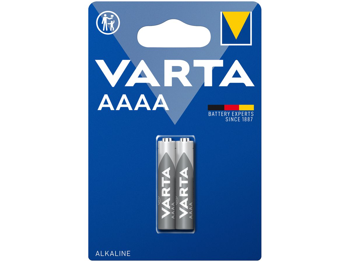 Batterie Alkali VARTA Electronics AAAA Blister à 2 Stück