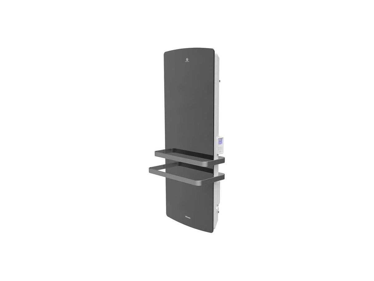 Infrarotheizplatte Glen Dimplex TRP 100M 1000W mit Handtuchhalter verspiegelt