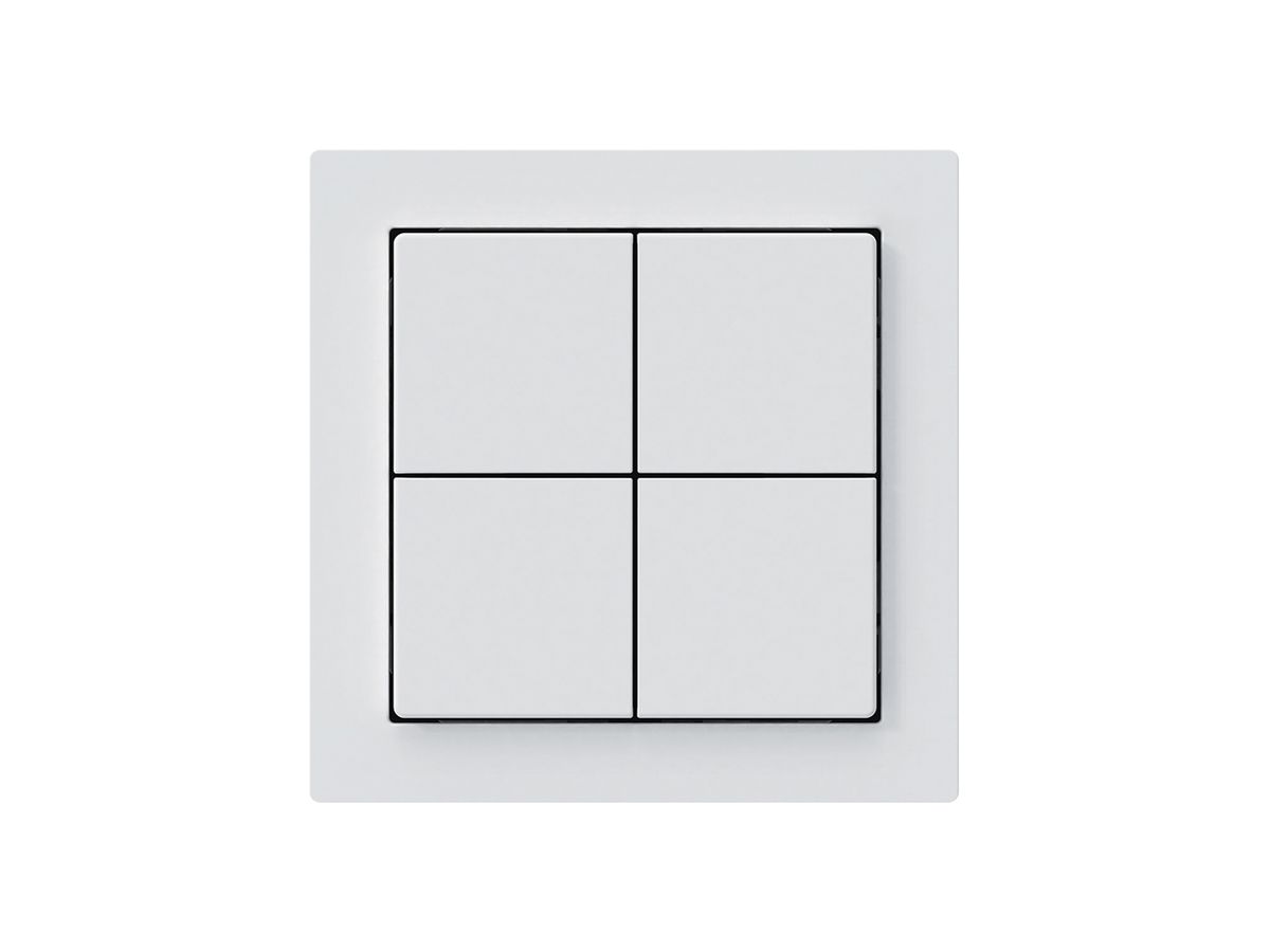 KNX-Taster Hager BA kallysto A 4-fach 60×60mm weiss