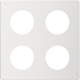 NUP-Kopfzeile Feller NEVO, 2×2, für N.CO-Apparate, weiss