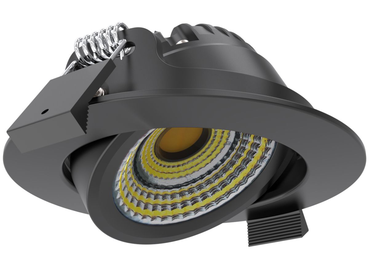 EB-LED Spot MILO 5W/8W sz 3CCT IP65 - 110lm/W,2700/3000/4000K,dimmbar,68-75mm