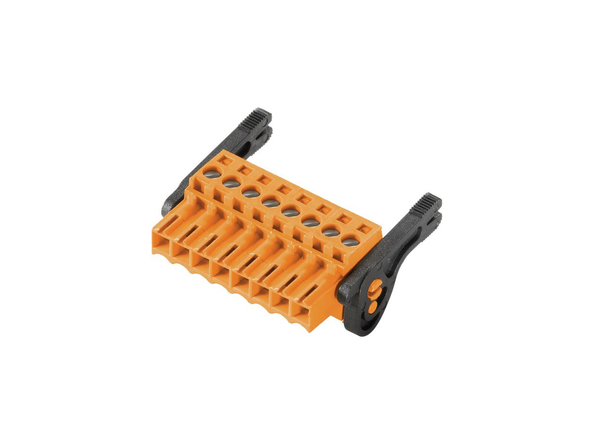 Buchsenstecker Weidmüller BL Löseriegel 3.5mm 10L verzinnt orange