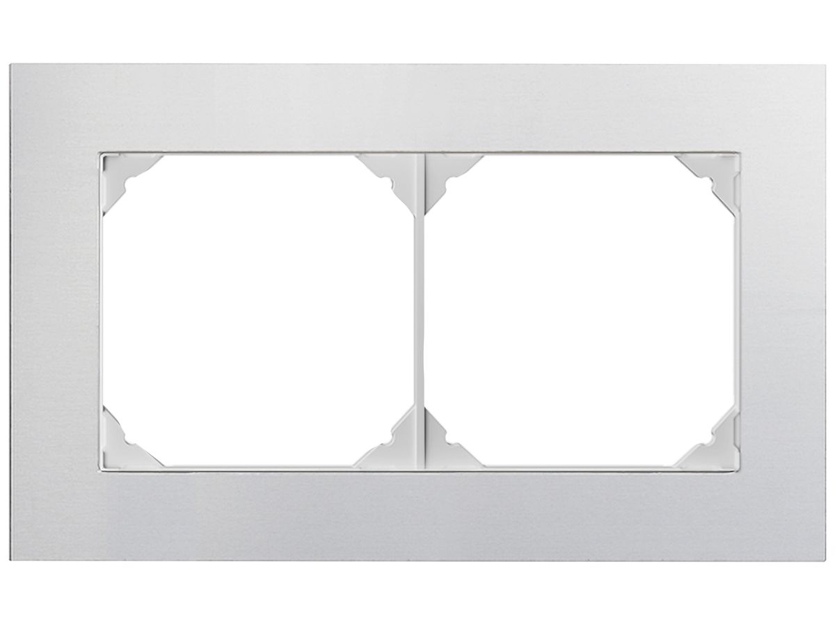 UP-Kopfzeile EDIZIO.liv prestige SNAPFIX® 1×2 154×94mm Aluminium