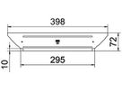 Deckel BET RAAD zu T-Abgang 300mm Stahl bandverzinkt