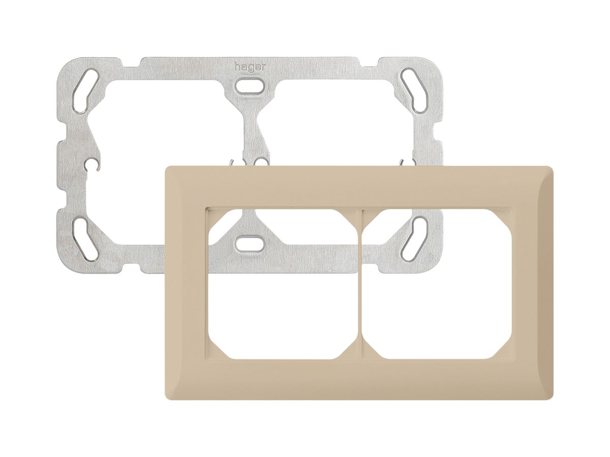 UP-Kopfzeile kallysto.line 1×2 beige horizontal