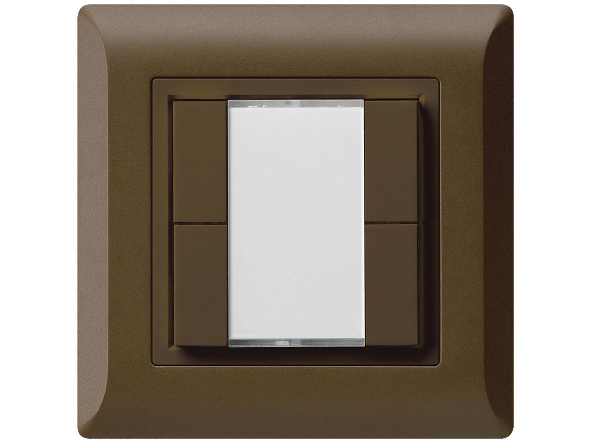 UP-Multifunktionstaster kallysto.line KNX RF 4-fach braun
