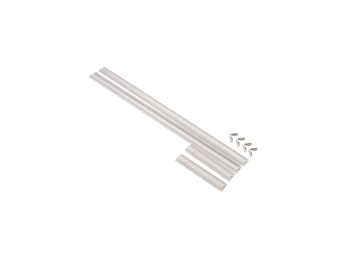 Anbaurahmen DOTLUX Panel Aluminium 1200×300×70mm weiss