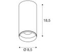 LED-Deckenleuchte SLV NUMINOS M DALI 20W 1925lm 2700K 24° Ø85×185mm schwarz