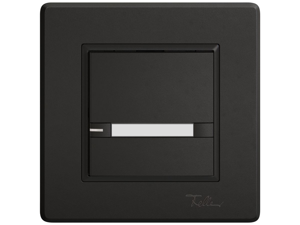 UP-KNX-Taster RGB EDIZIO.liv SNAPFIX® Temperaturfüh.RGB-LED Pap.1×T 2-Tbed.sz
