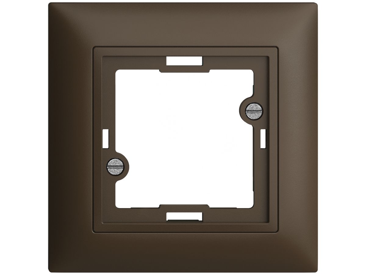 Frontset EDIZIOdue coffee 88×88mm für Signallampe flach