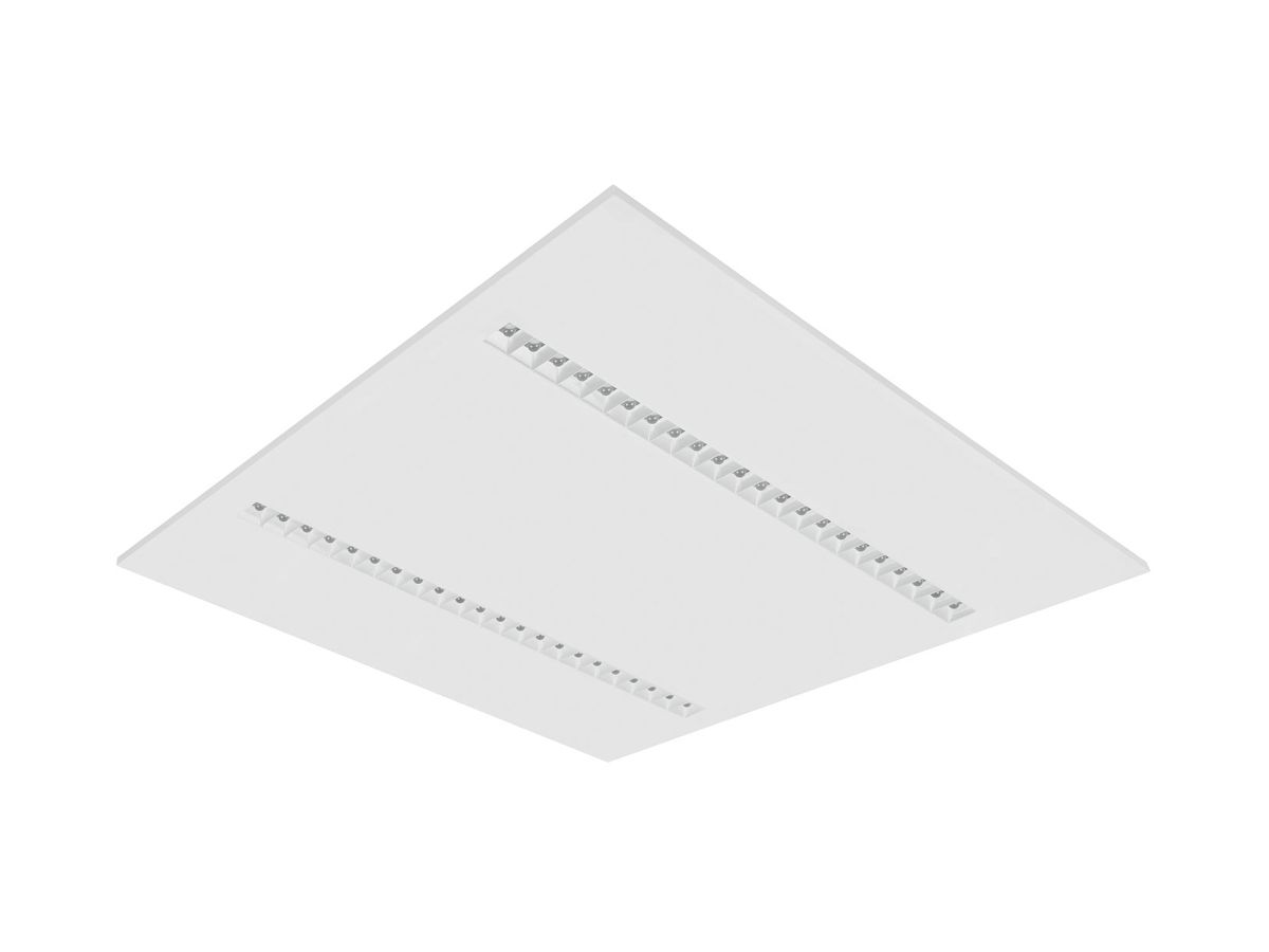 EB-LED-Deckenleuchte IndiviLED 600, 33W/3000K DALI 600mm weiss
