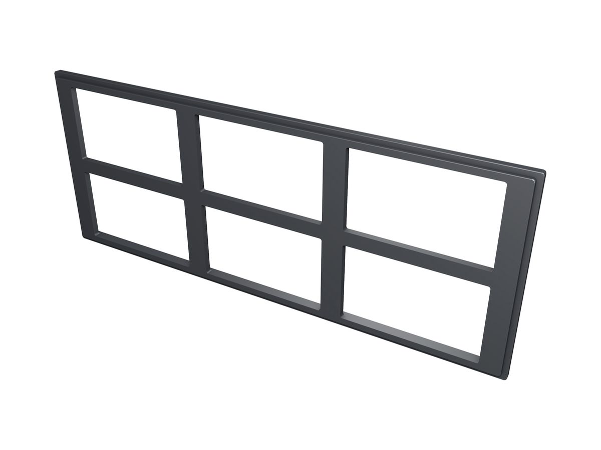 Blende R&M 415 FLF3/5 6 Ports schwarz