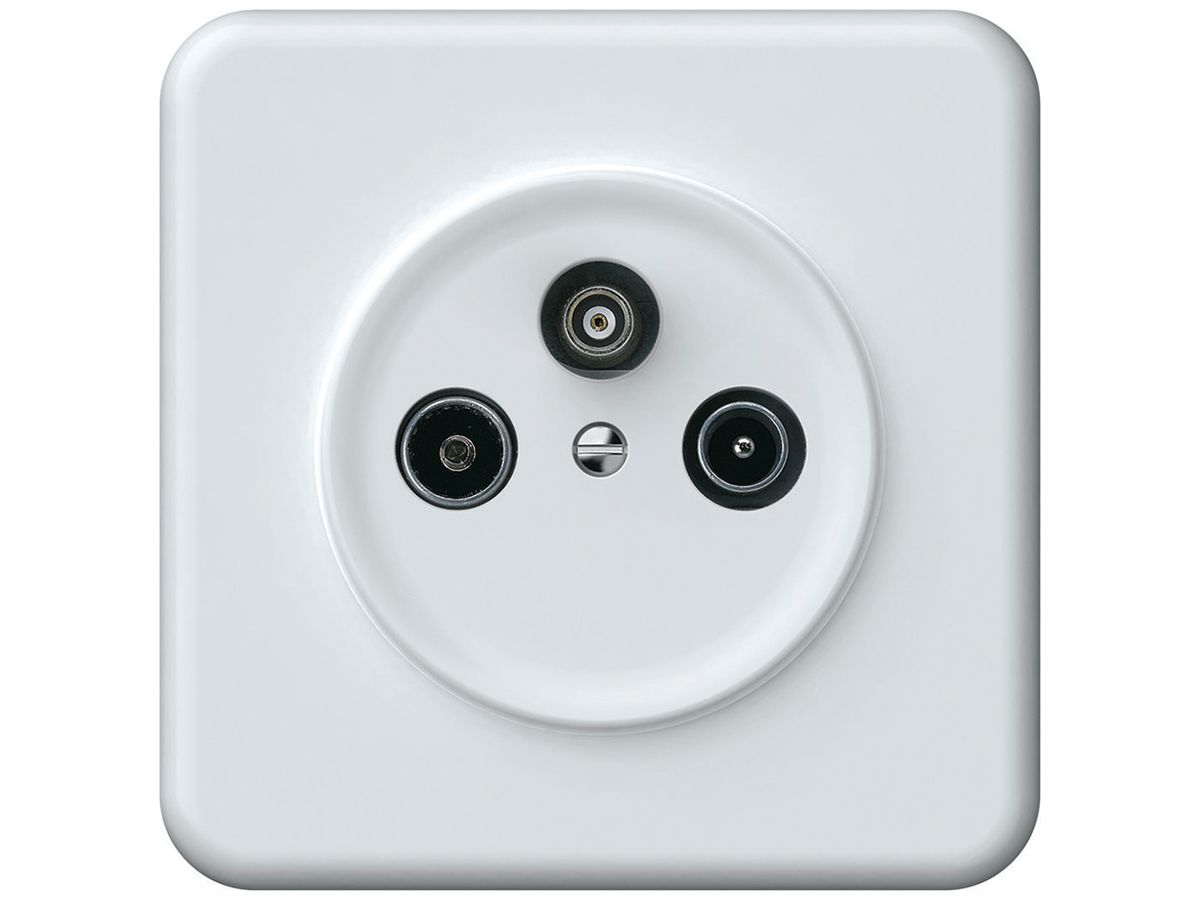 UP-Antennendose TV-R-SAT origin Durchgangsdose 5.5dB weiss