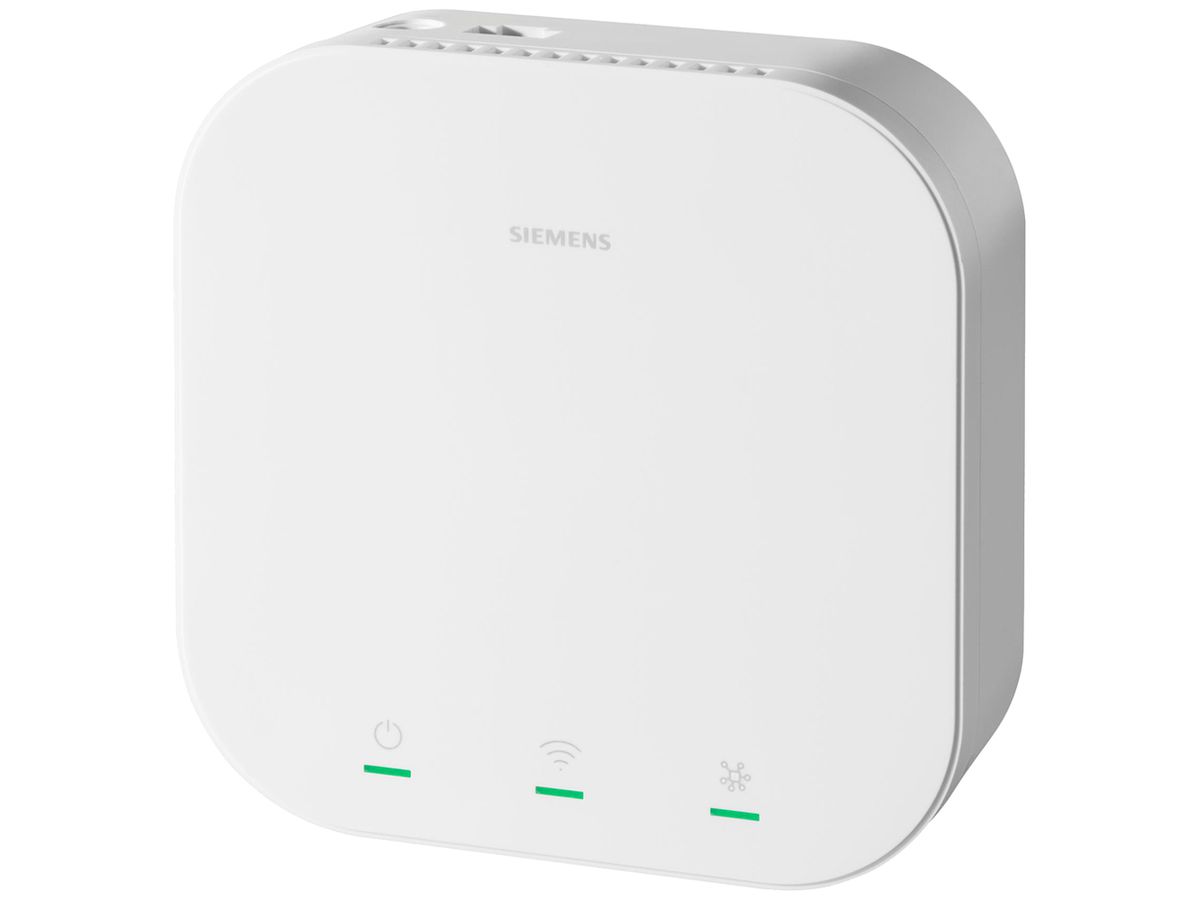 Gateway Siemens OCT200.KNBA, KNX IoT/BACnet IP, 1×RJ45, 100…240VAC, 117×117×43mm