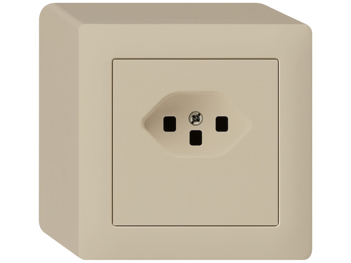 AP-Steckdose kallysto T23 beige Schraubklemme