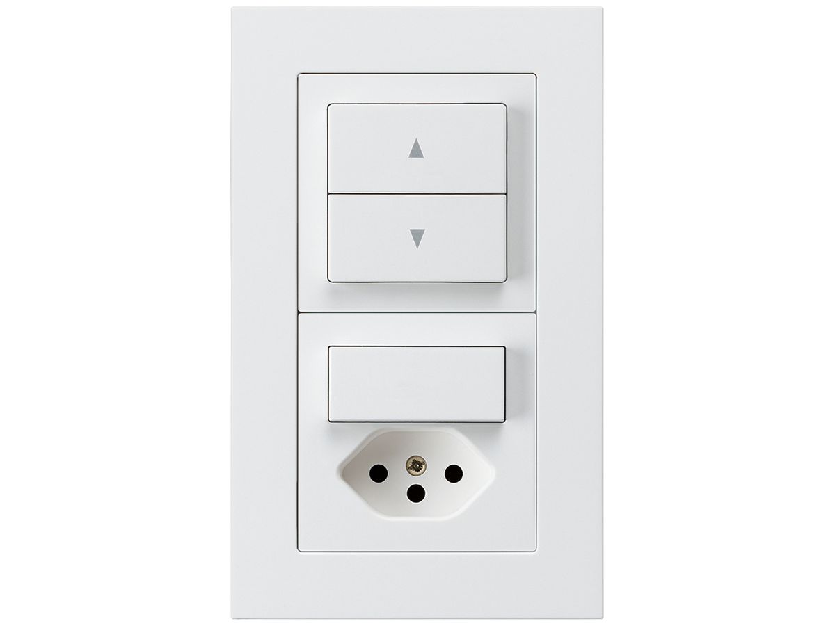 UP-Kombination kallysto.pro Gr.I-I vertikal Storenschalter+Kombi S3/Typ 13 weiss