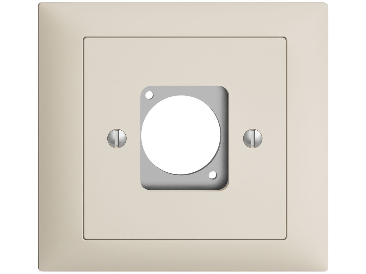 EB-Montageset für XLR-Dose EDIZIOdue crema