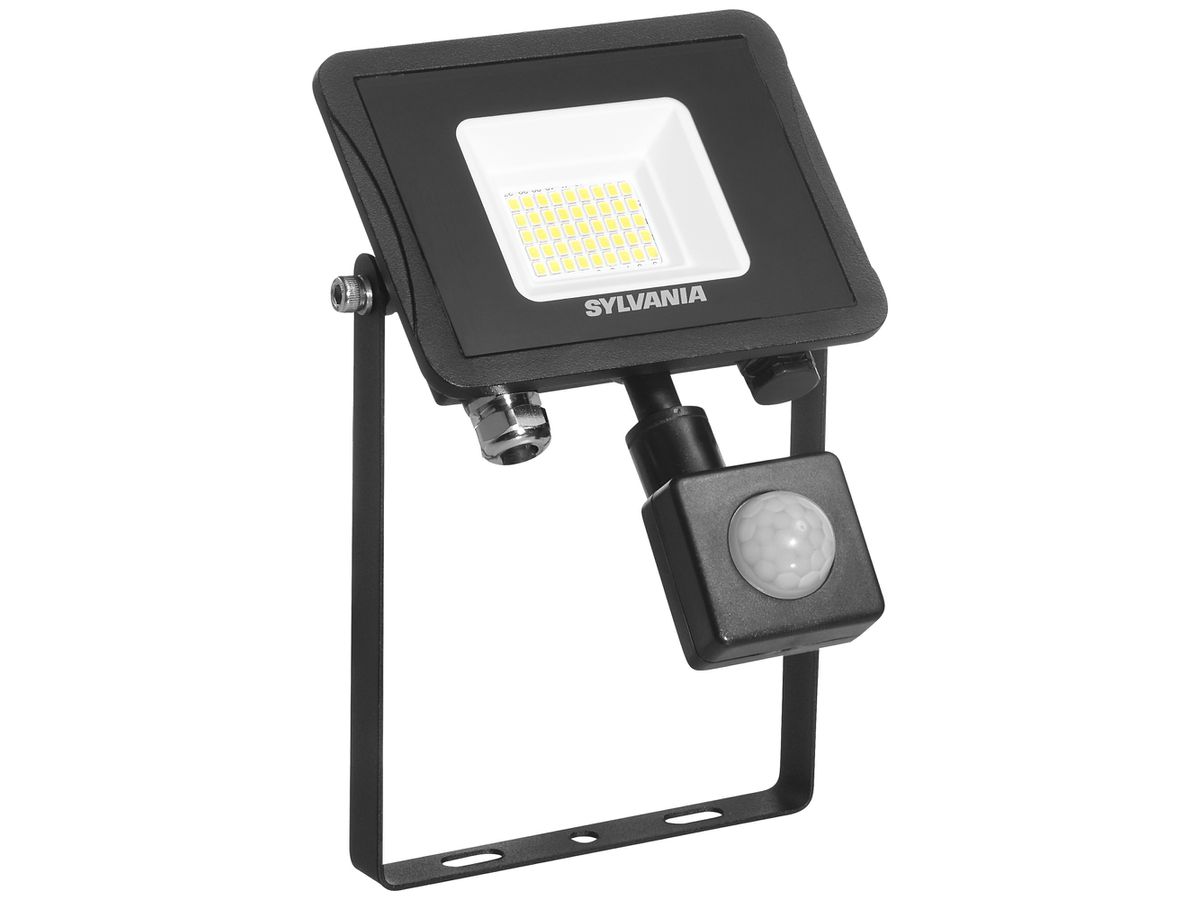 LED-Strahler Sylvania START Flood PIR 27W 3000lm 840 IP65 110° 190×125mm sz