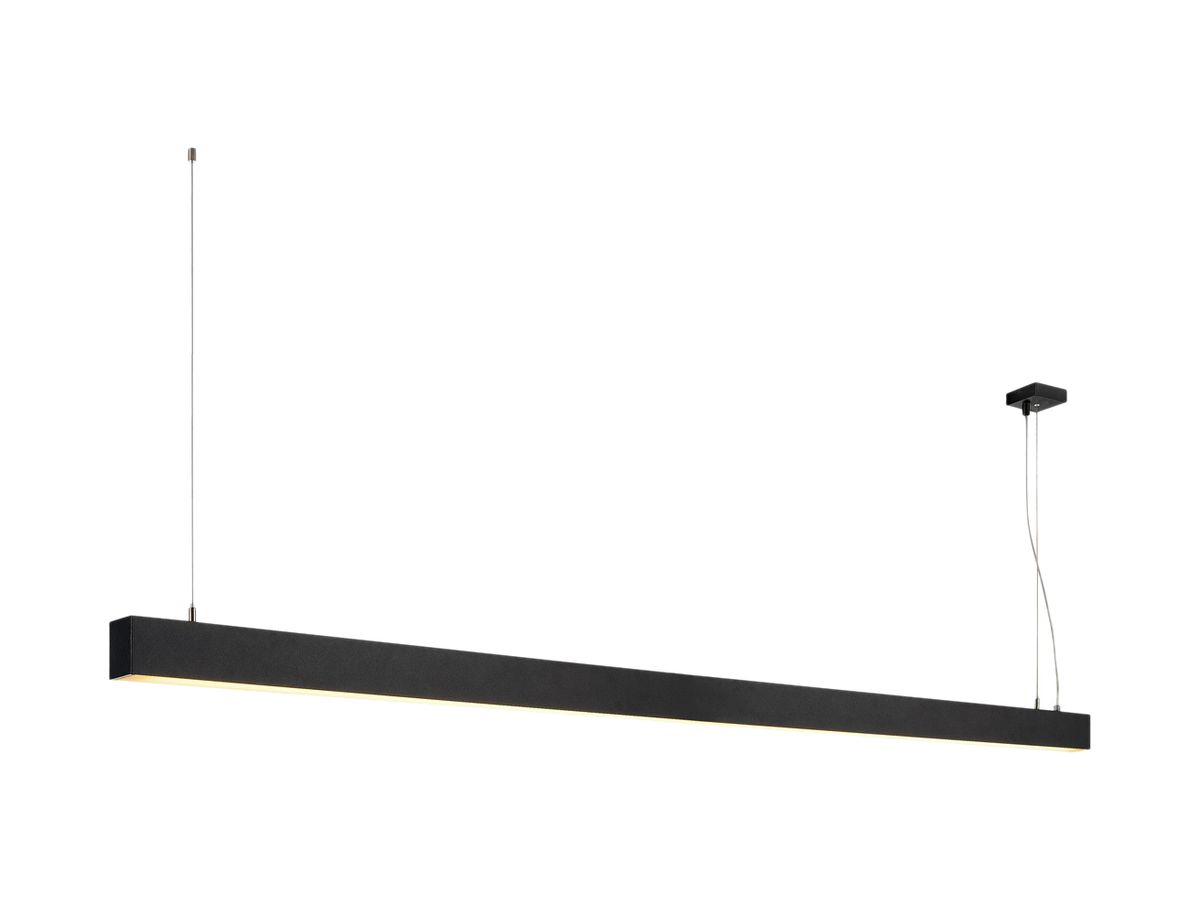 LED-Pendelleuchte SLV GLENOS PD 85W 5700lm 3000K 2m schwarz