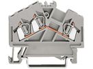 Durchgangsklemme frontverdr. WAGO 2.5mm² grau