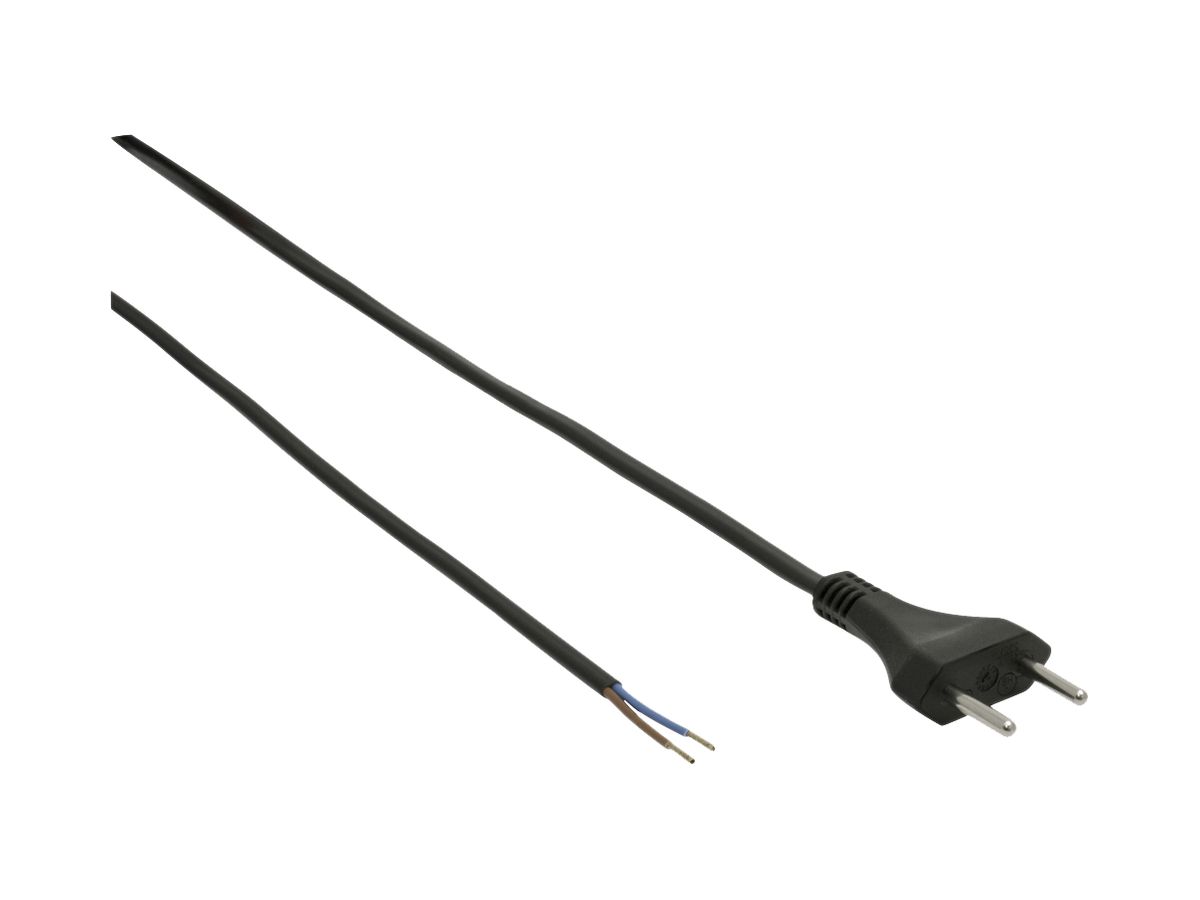 Anschlusskabel MH WIRE PVC T11 Aderendhülse 2×1mm² 230V 10A IP20 5m schwarz