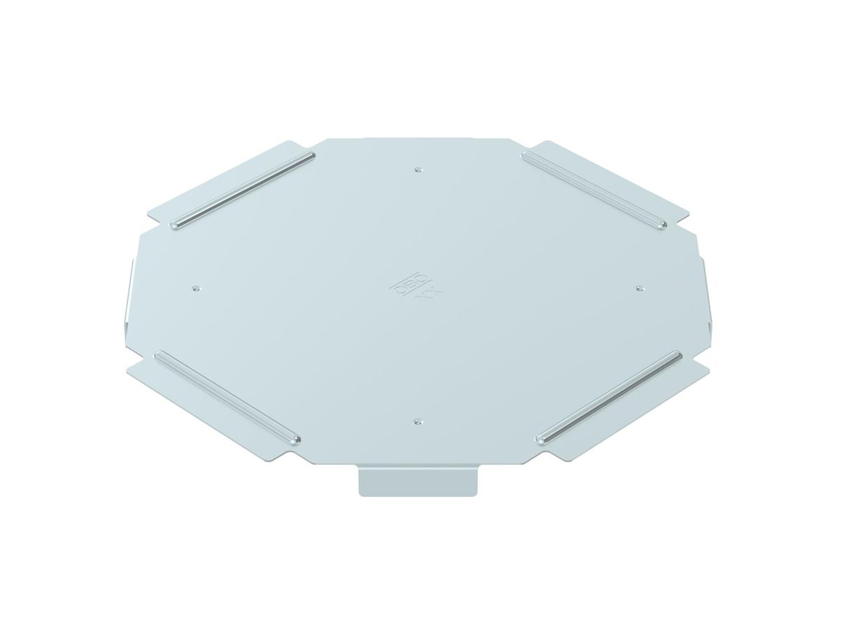 Deckel BET RKD zu Kreuzstück 100mm Stahl bandverzinkt Zink-Aluminium