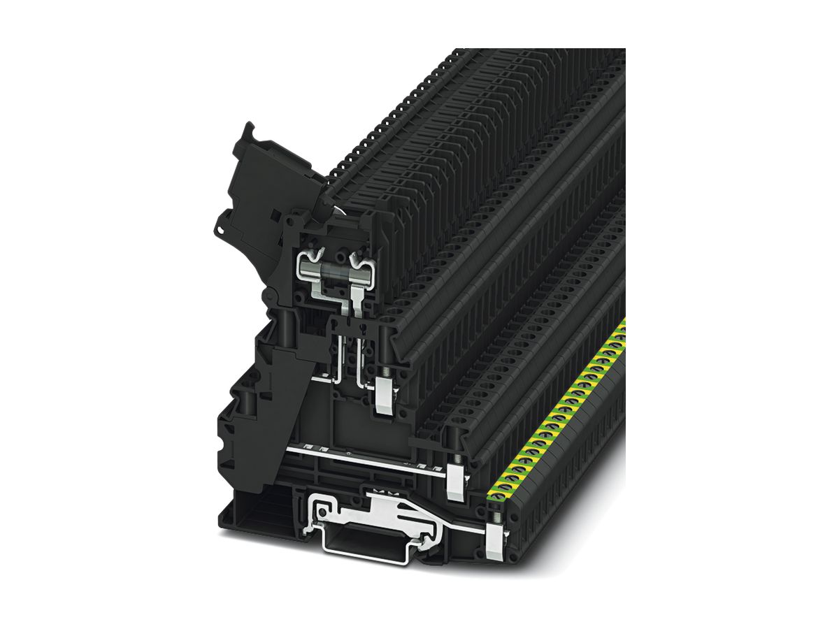 Sicherungsklemme PX schwarz UT 4-PE/L/HESI (5X20)