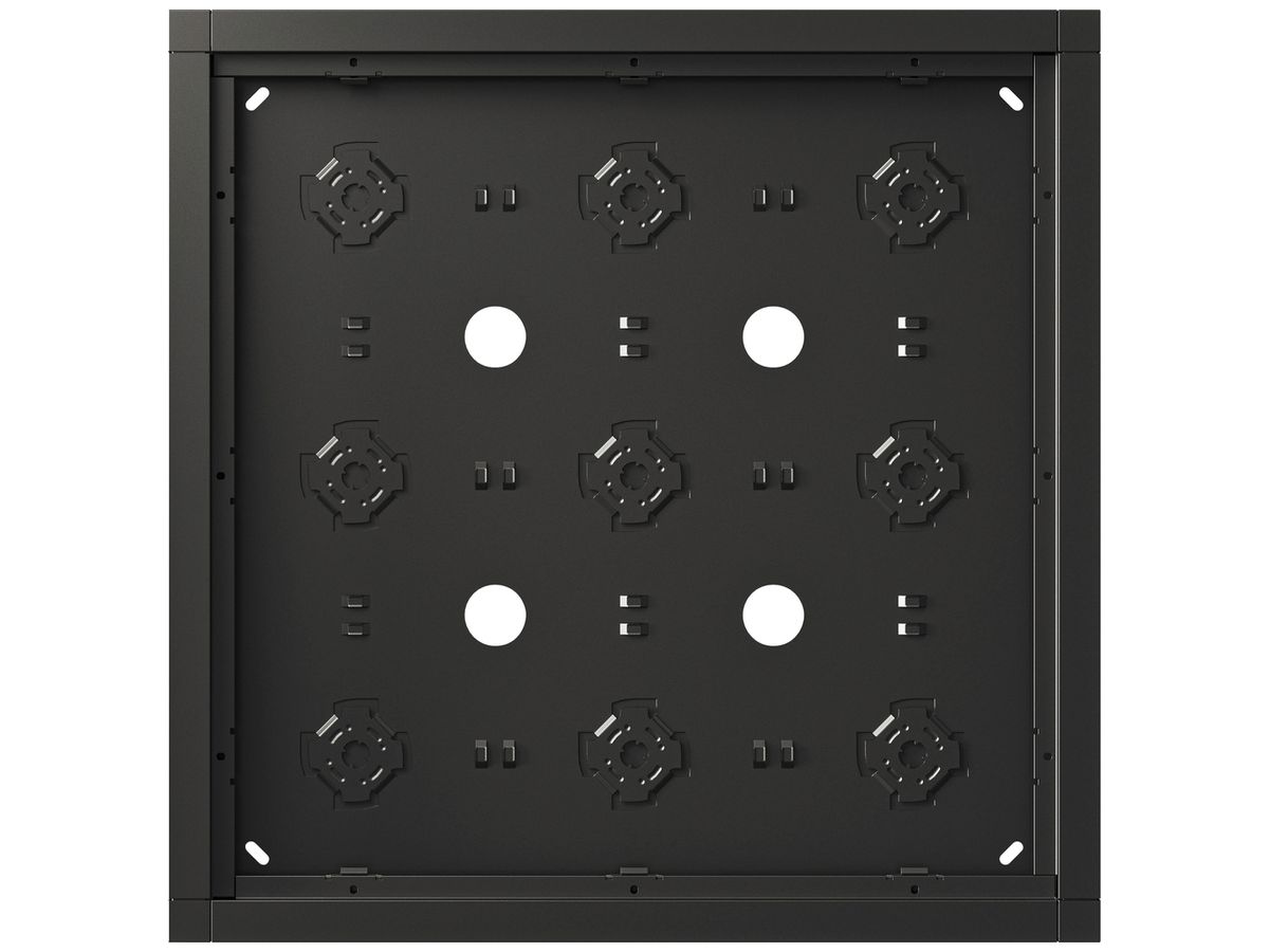AP-Gehäuse Siedle 9× 332×332×36.5mm grau