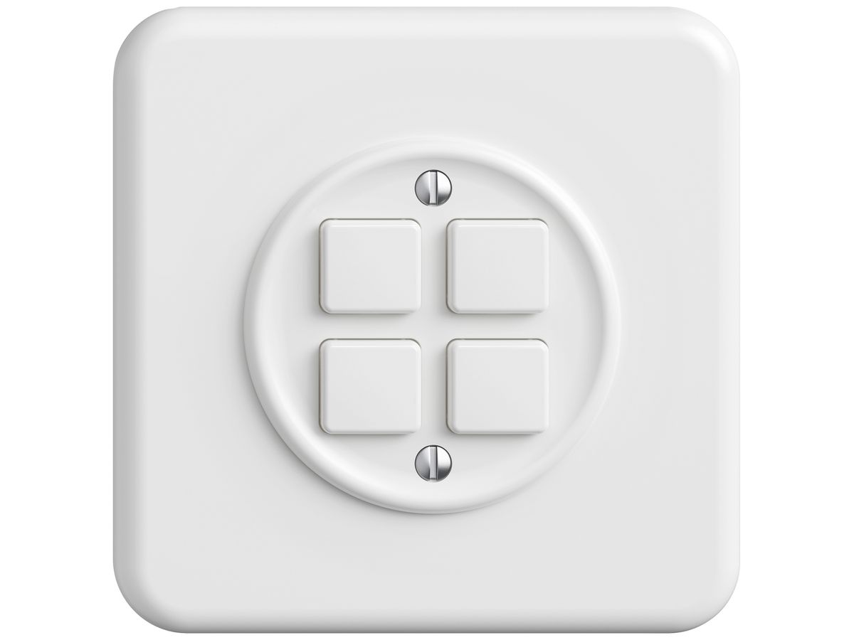 UP-Taster KNX RGB STANDARDdue KNX Basic 4T 4B LED ws