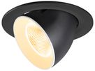 EB-LED-Spot SLV NUMINOS GIMBLE L 17W 2500lm 3000K NB DALI DIM Ø160×115mm sz/ws