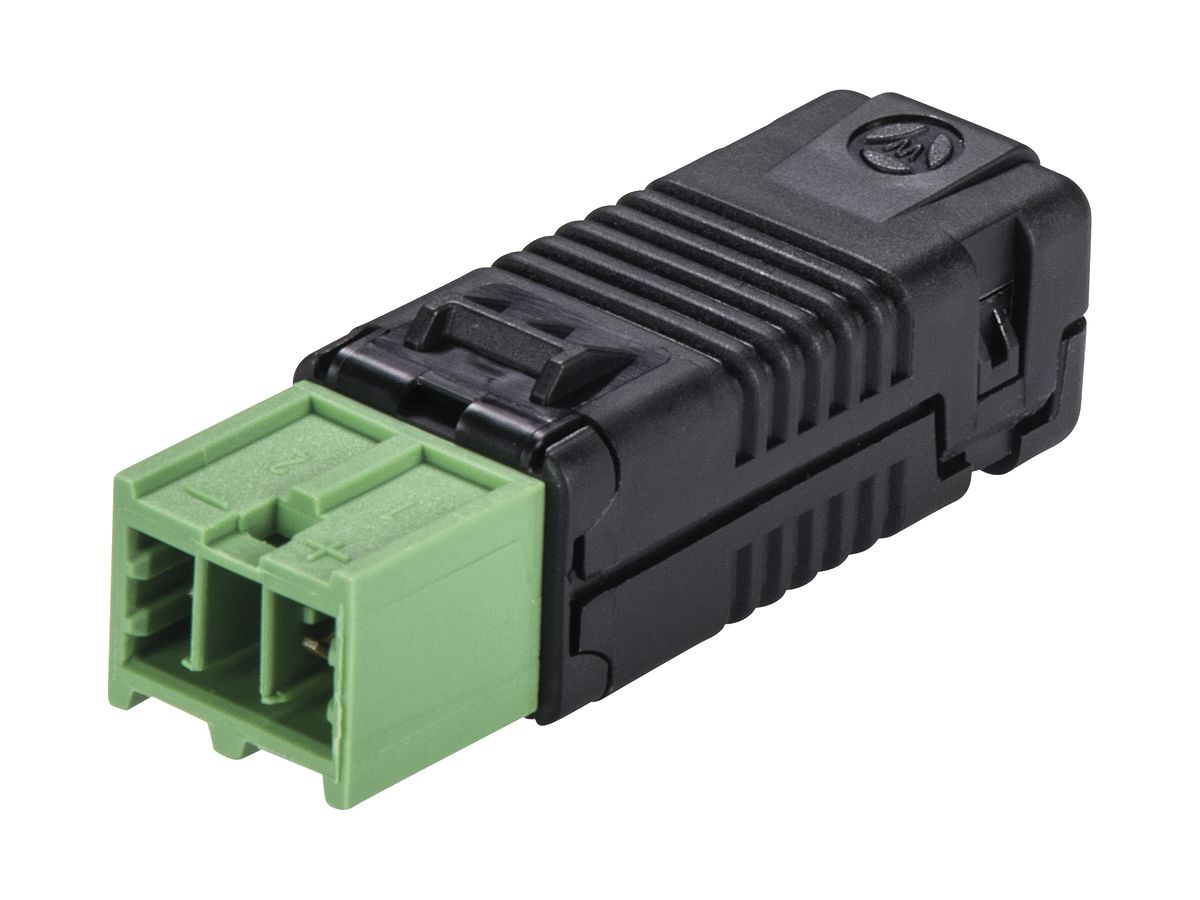 Stecker BST 14I2F S1 Z schwarz/grün