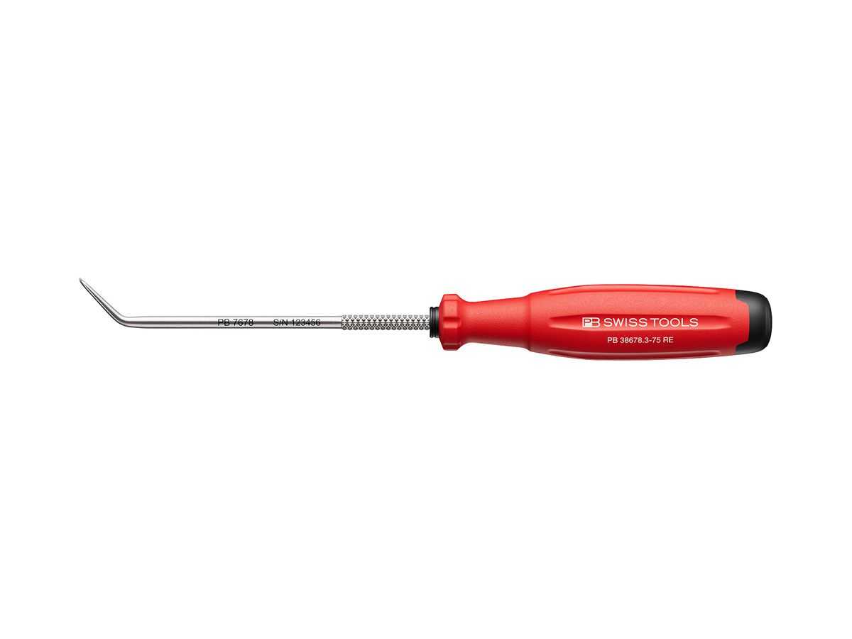 Hakenwerkzeug PB SwissGrip Evo 45° Spitze 75×3mm