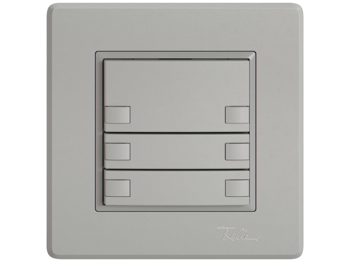 UP-KNX-Taster RGB EDIZIO.liv SNAPFIX® Temperaturfüh.o.LED 6×Taste 1-Tbed.hgu
