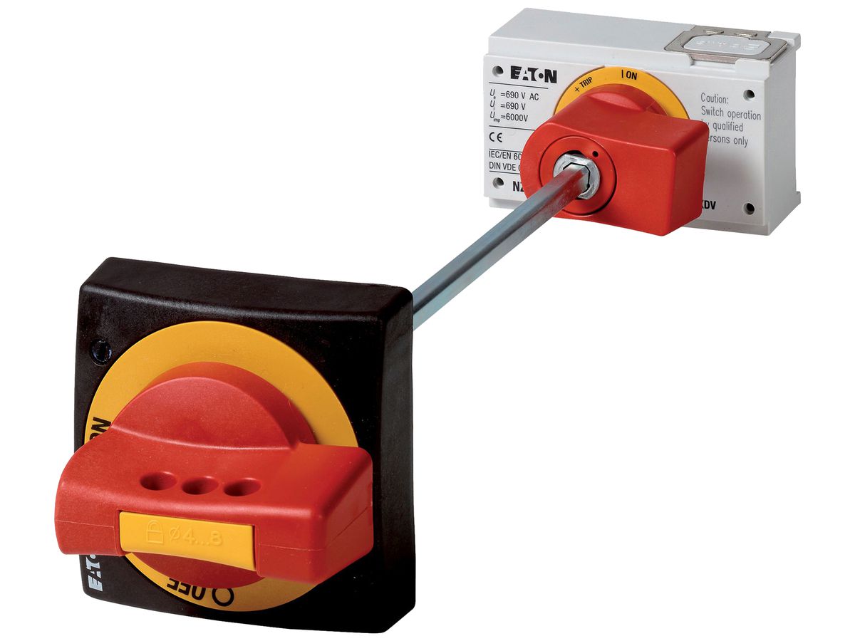Hauptschalterbausatz Eaton NZM1-XHB-DAR-NA mit Achse NOT-AUS rot