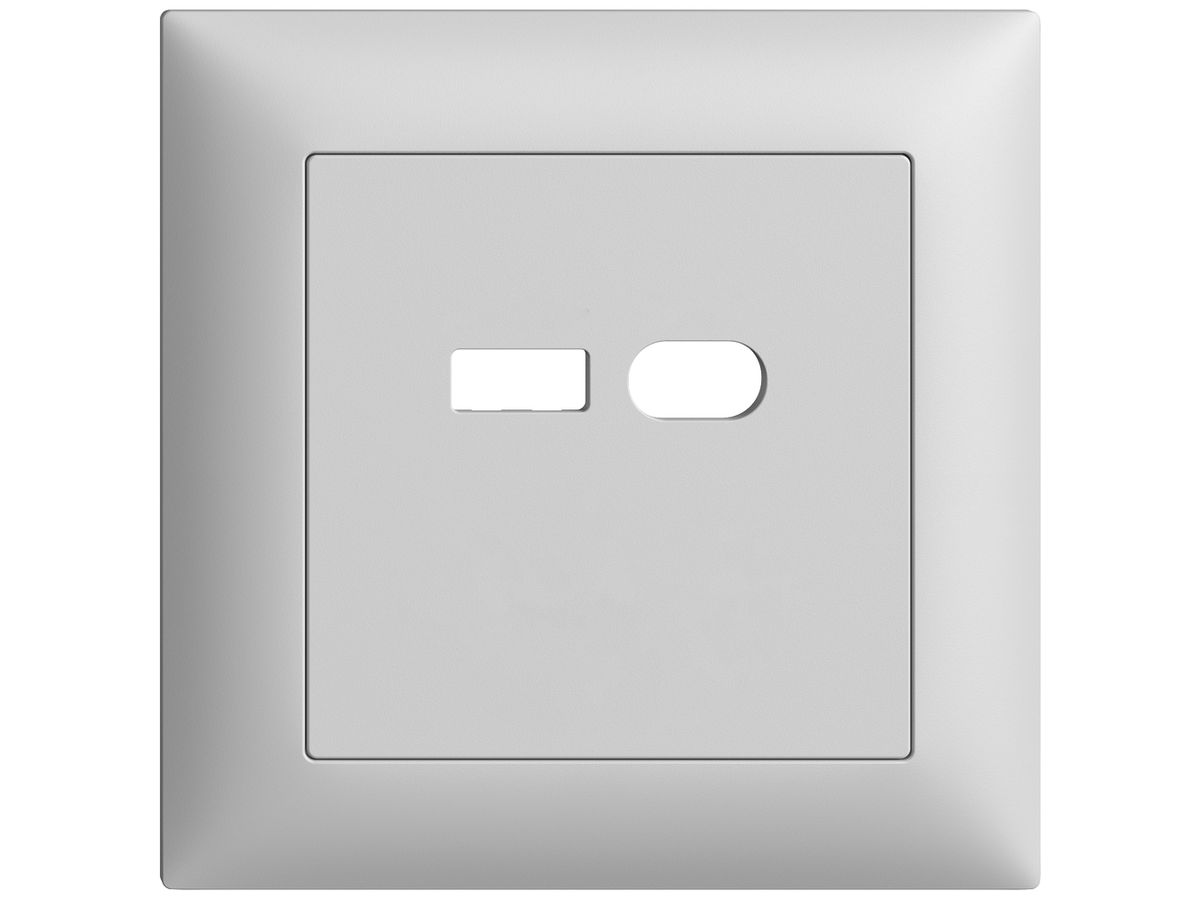 UP-Montageset Feller EDIZIOdue für Steckdose USB 18W Typ A + Typ C hellgrau
