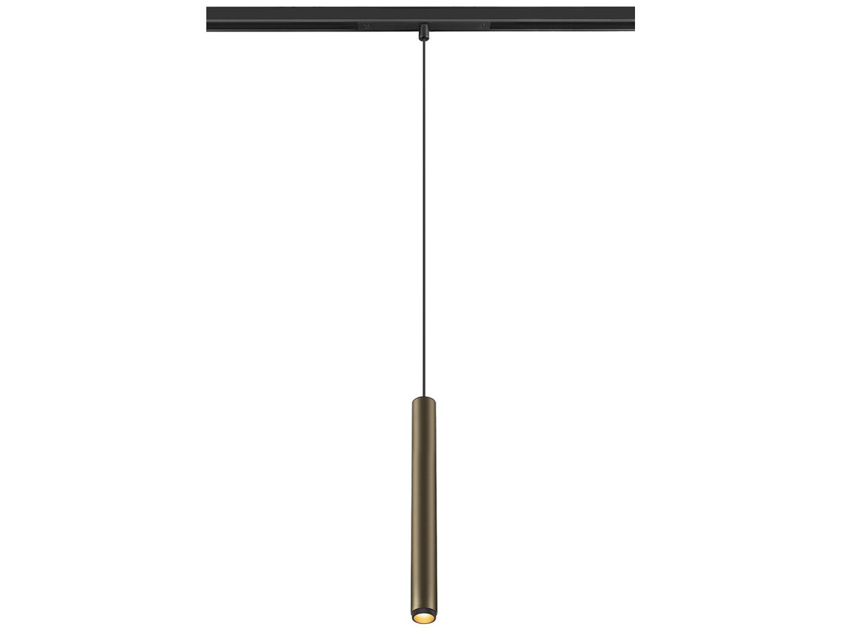 LED-Pendelleuchte SLV GRIP S 48V AD 9.8W 350lm 920…930 DALI Ø30mm Bronze