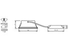 LED-Downlight Philips GreenSpace TCTT 9.7W 1224lm 830 90° Ø180mm weiss
