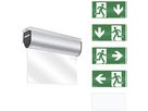 Notleuchte ESYLUX SLD EL LED IR 230V 3W IP40 3h Aluminium Wandmontage